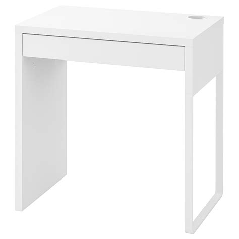 ikea desk small white|white computer desk 90cm wide.